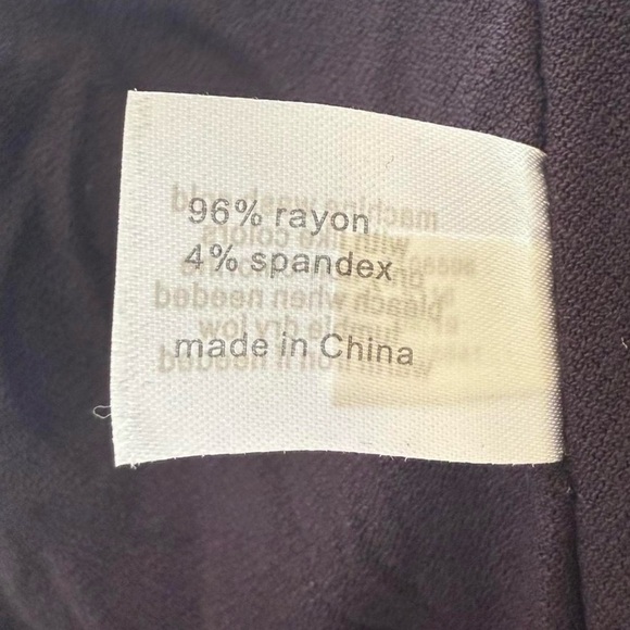 NWT Lane Bryant Crochet V-Neck Cinched Waist Navy Boho Flowy Top Size 18/20 - Picture 6 of 7